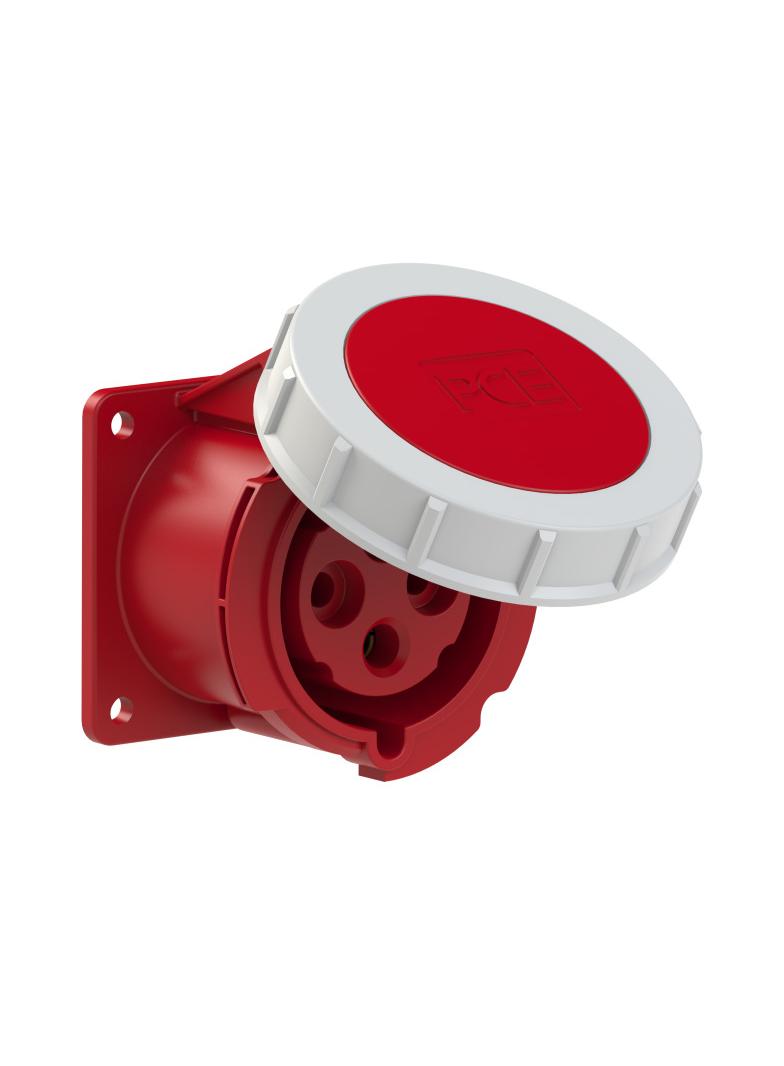 GNIAZDO TABLICOWE PROSTE POWER TWIST IP70 32A 400V 3P+Z 75x75mm  IP67