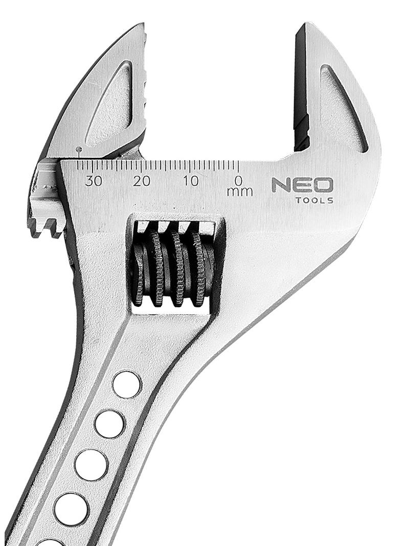 Klucz nastawny 250 mm, zakres 0-33 mm