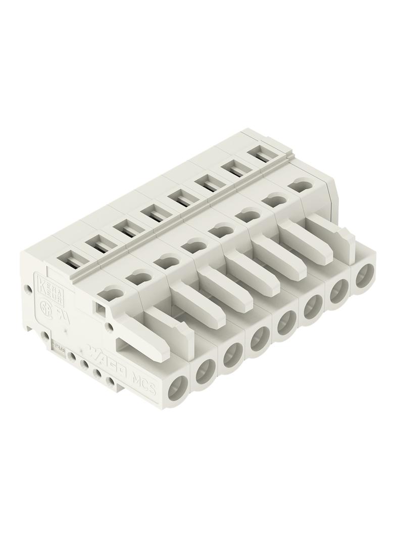 Gniazdo MCS-MIDI Classic 8-biegunowe jasnoszare raster 5mm /50szt./ 721-108/026-000 WAGO