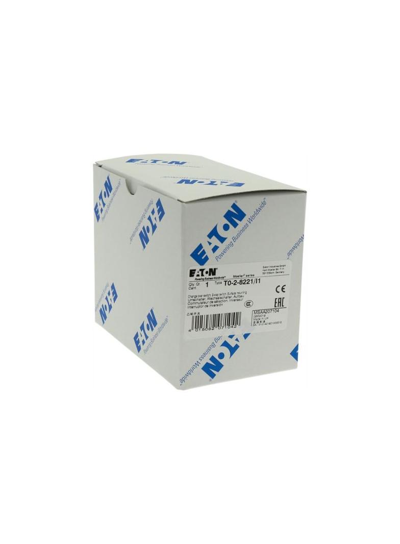 T0-2-8221/I1 Łącznik krzywkowy 20A 6.5kW 207104 EATON