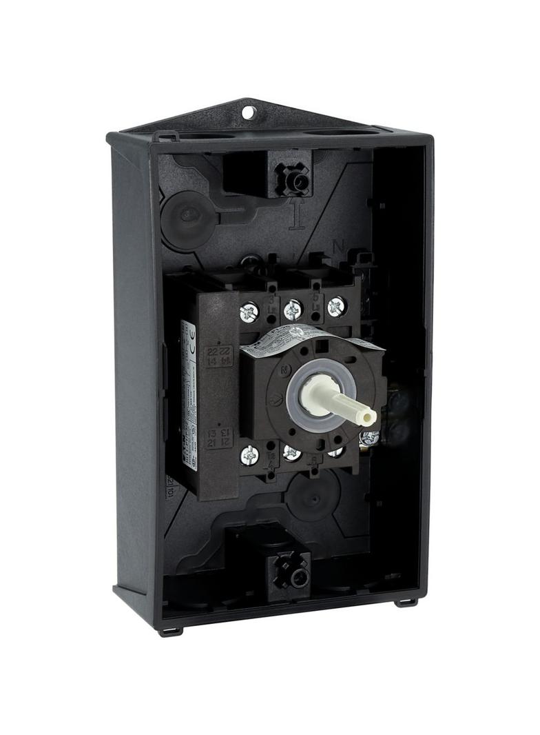 Łącznik krzywkowy 0-1 3P 25A 1Z 1R w obudowie IP65 P1-25/I2/SVB-SW/HI11 207295 EATON