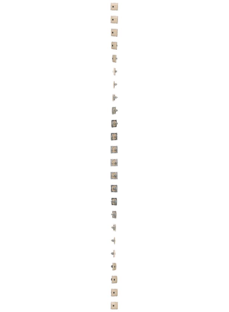 Simon Basic Gniazdo komputerowe RJ45 kategoria 6 pojedyncze ekranowane z przesłoną przeciwkurzową . Montaż na łapki lub wkręty beż BM61E.01/12 KONTAKT