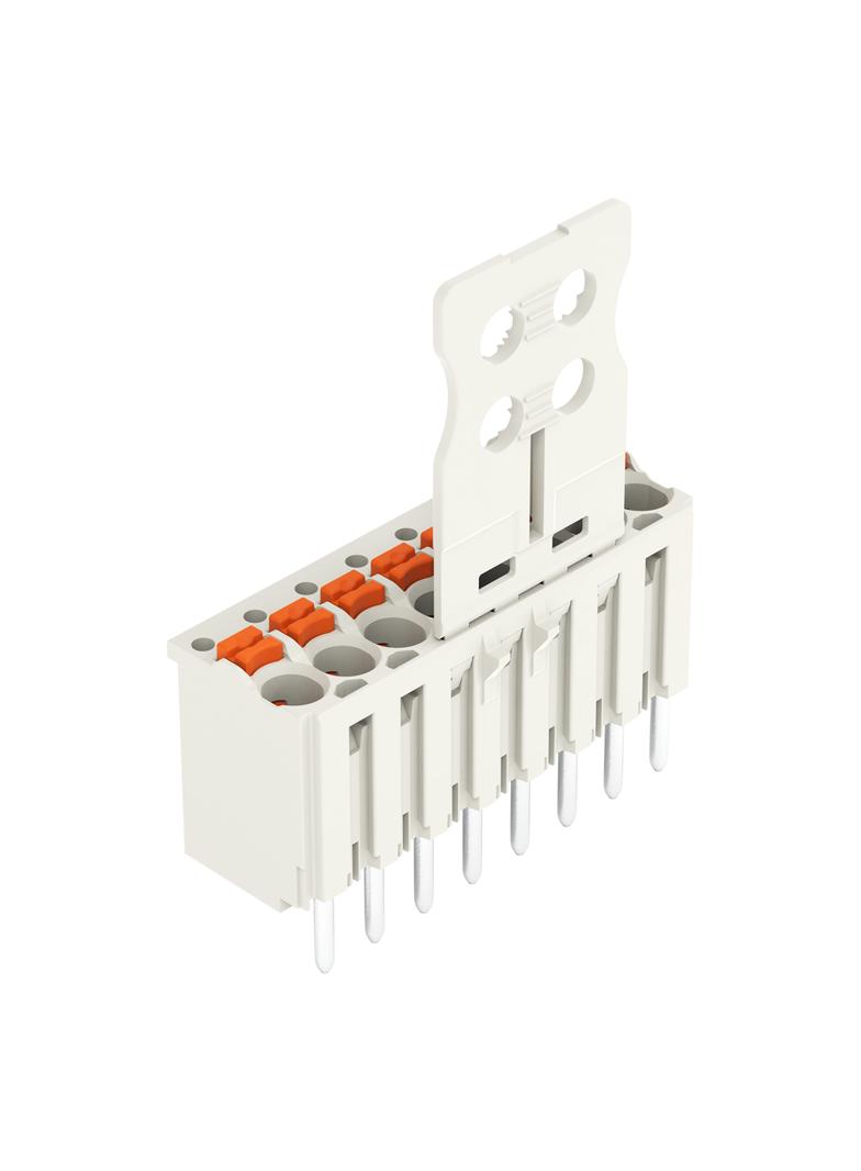 Gniazdo picoMAXeCOM raster 3,5mm 8‑biegunowe z prostymi pinami lutowniczymi z płytką 2091‑1158 /50szt./ WAGO