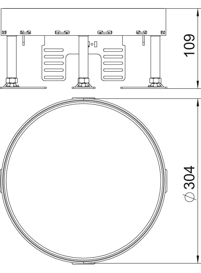 RKR2 9SL2 V2 25, Kaseta do wyż.obc., rewizyjna, 20 kN
