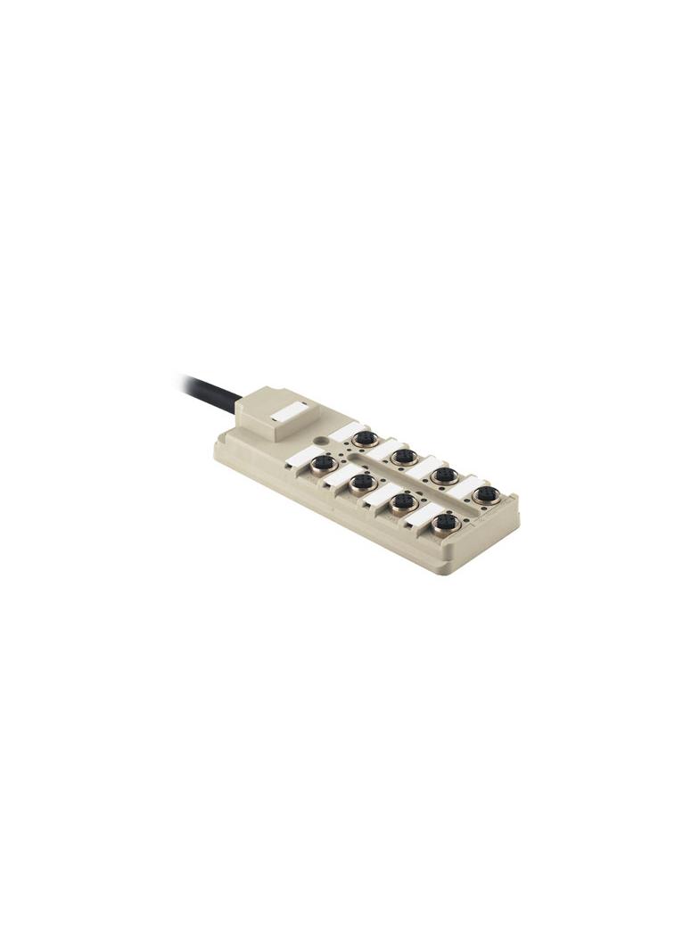 SAI-8-F 5P PUR 3M Pasywny rozdzielacz czujnik / człon wykonawczy (z przewodem), nr.katalogowy 945688