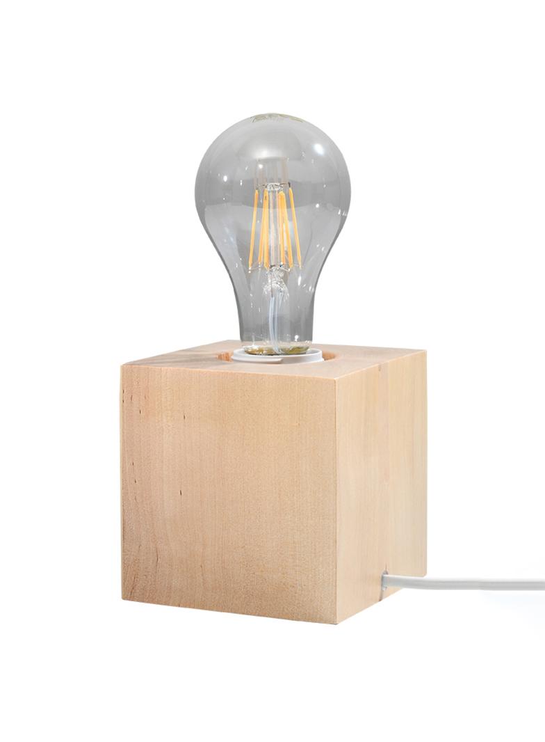 Sollux Lampa biurkowa ARIZ naturalne drewno SL.0677