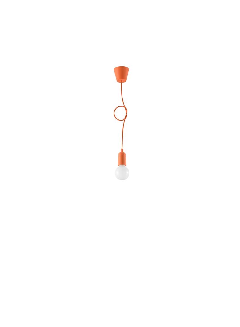 Sollux Lampa wisząca DIEGO 1 pomarańczowy SL.0584