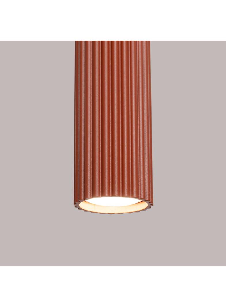 Sollux Lampa wisząca KARBON 1 ochra czerwona SL.1630