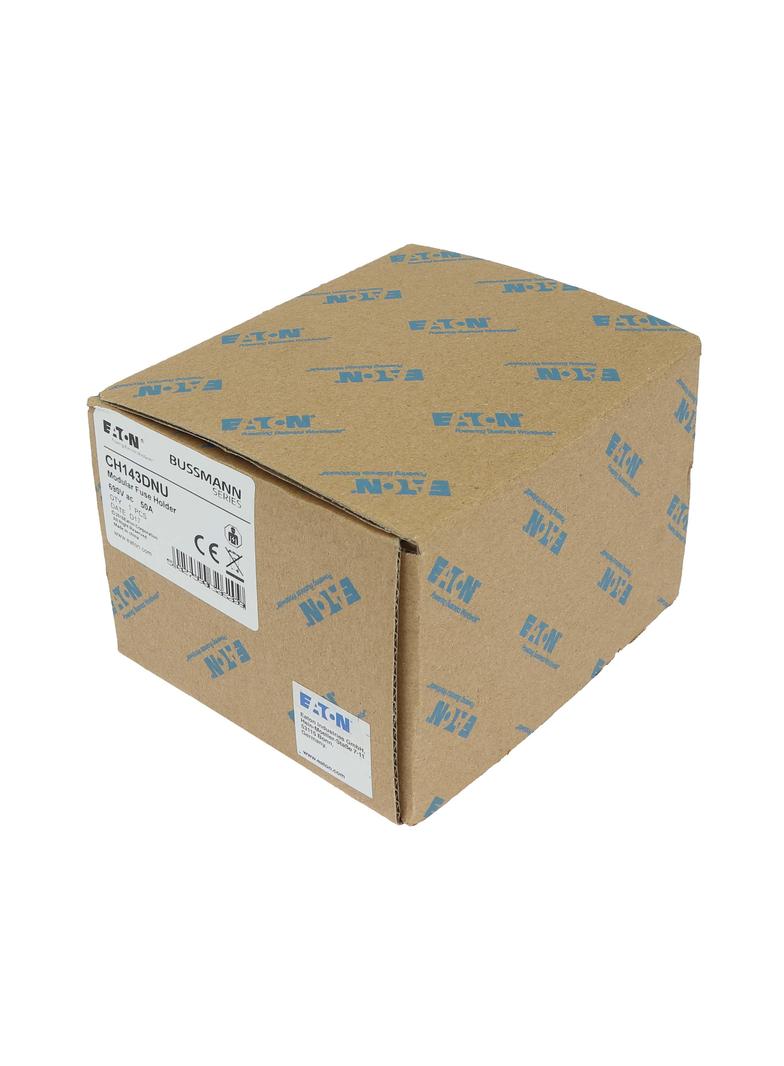 3 Pole 14x51 MFH and Neutral Podstawa wkładki cylindrycznej 14x51 3p+1N 50A 690VAC CH143DNU EATON