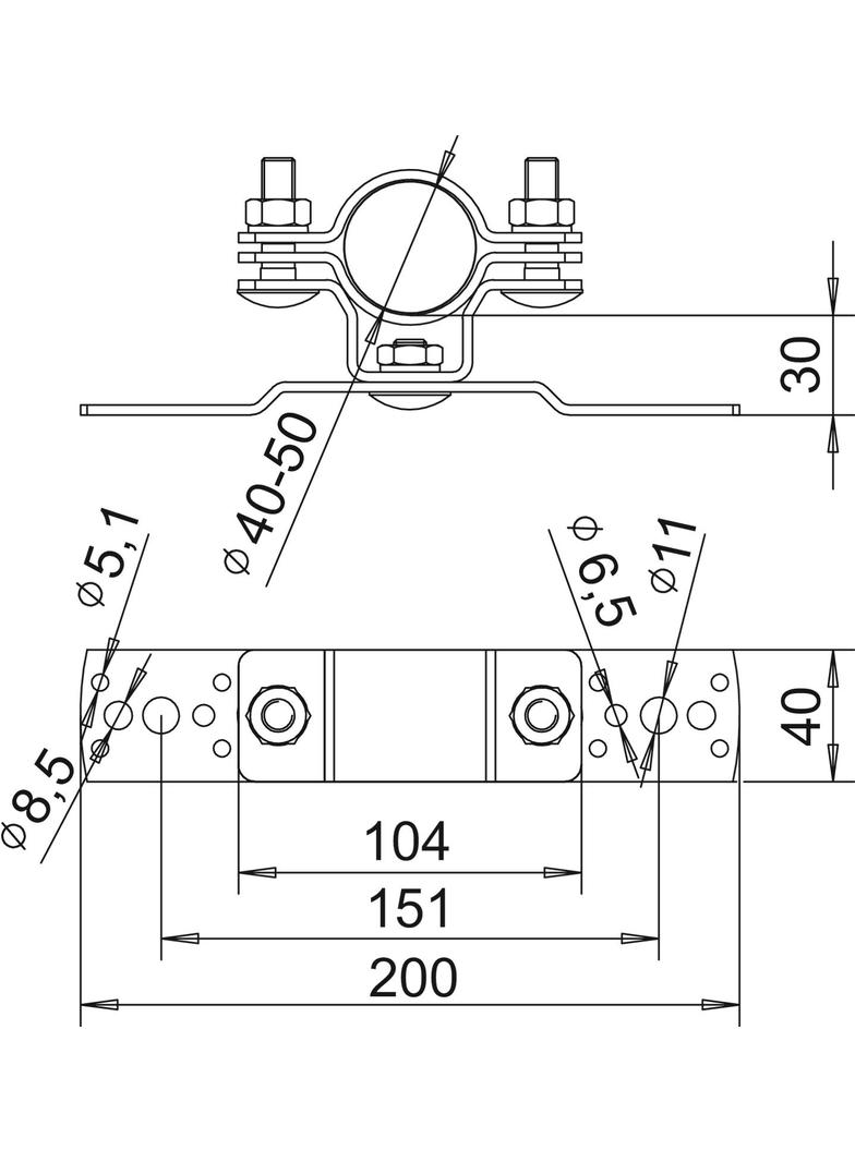 isFang TW30, Wspornik ŚCIENNY