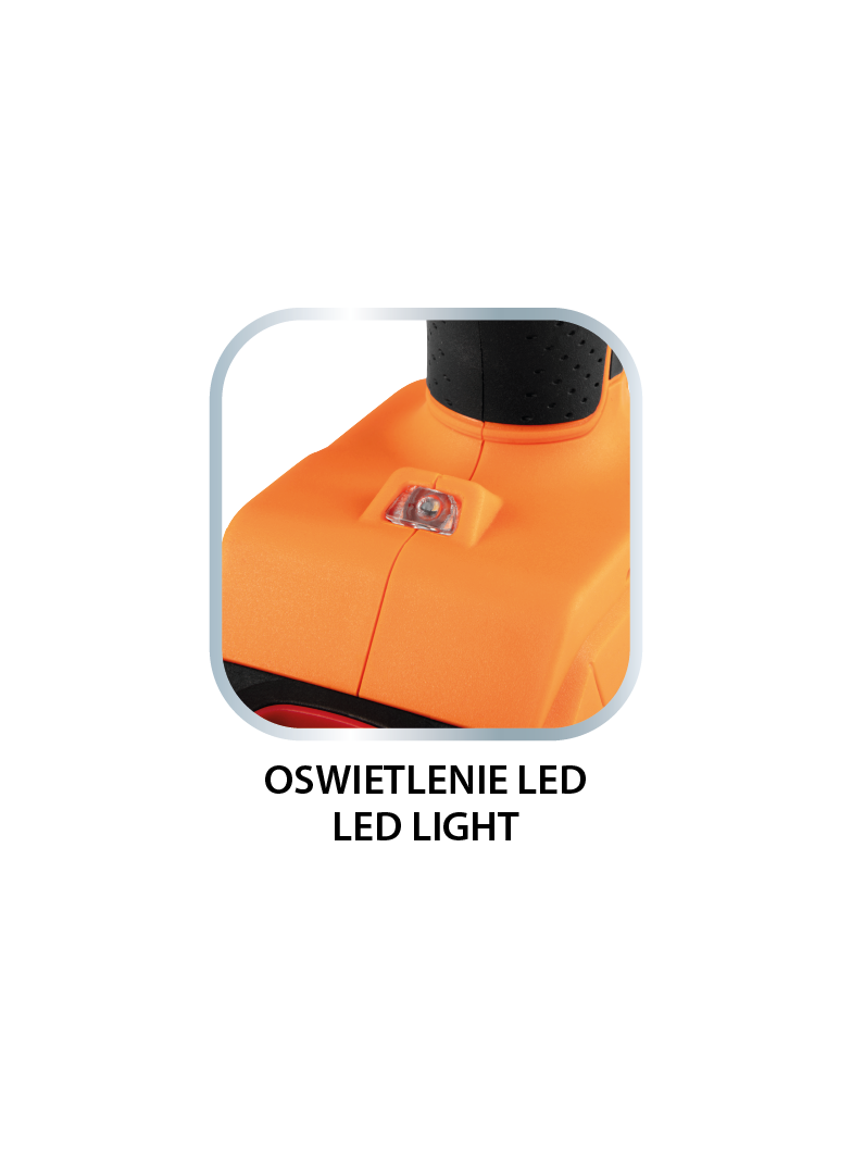 Wiertarko-wkrętarka udarowa bezszczotkowa 18V, uchwyt 13mm, compact, Energy+, bez akumulatora