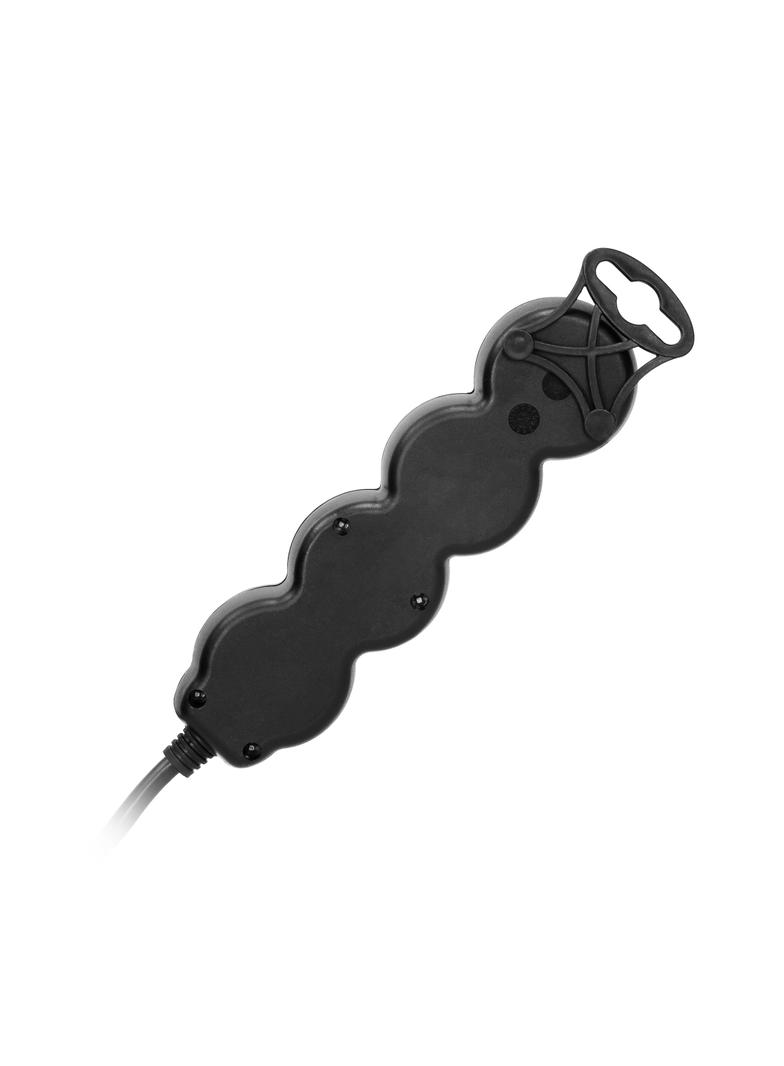 Przedłużacz 3-krotny 2P+Z (Schuko), z wyłącznikiem, 1,5m H05VV-F 3x1,5mm2, Imax=16A, płaska wtyczka, ES-5(GS)/B/1,5 ORNO