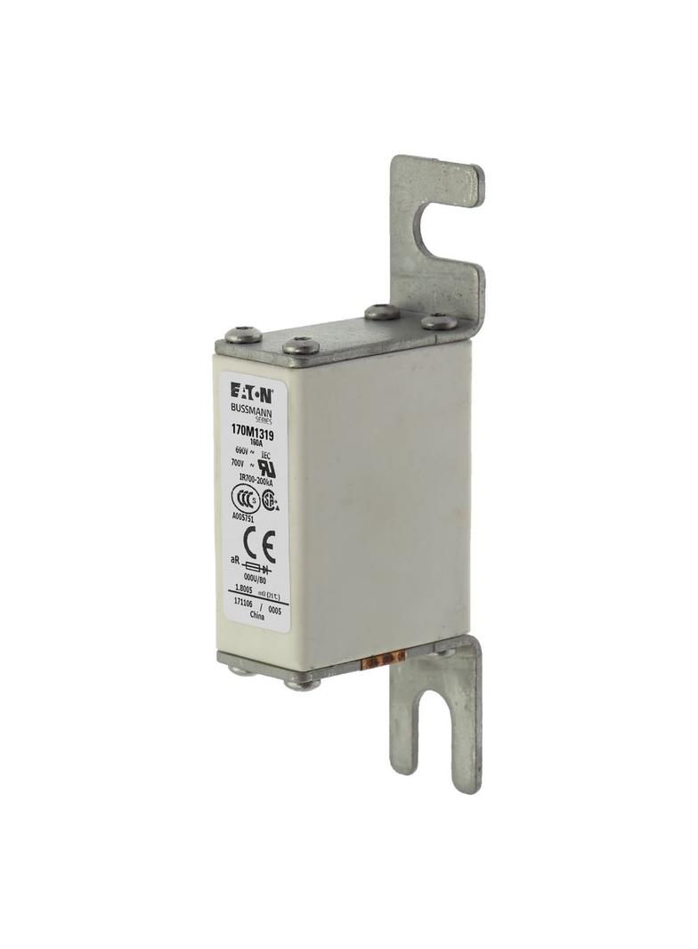 160A 690V IEC aR 000U/80 SQUAREBODY FUSE Wkładka szybka 160A AC 690V DIN 000 21x40x100 mm, 170M1319