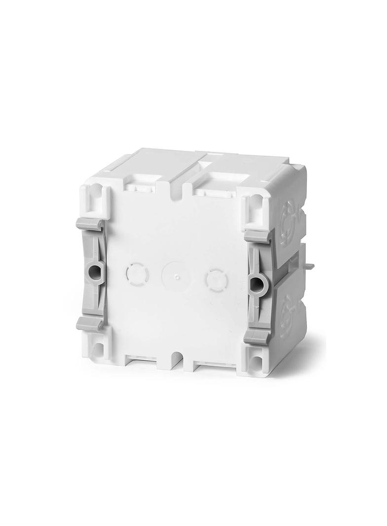 P1kn71x71 ,  Puszka instalacyjna jednopolowa do kanałów elektroinst. 71 mm x 71 mm, biały