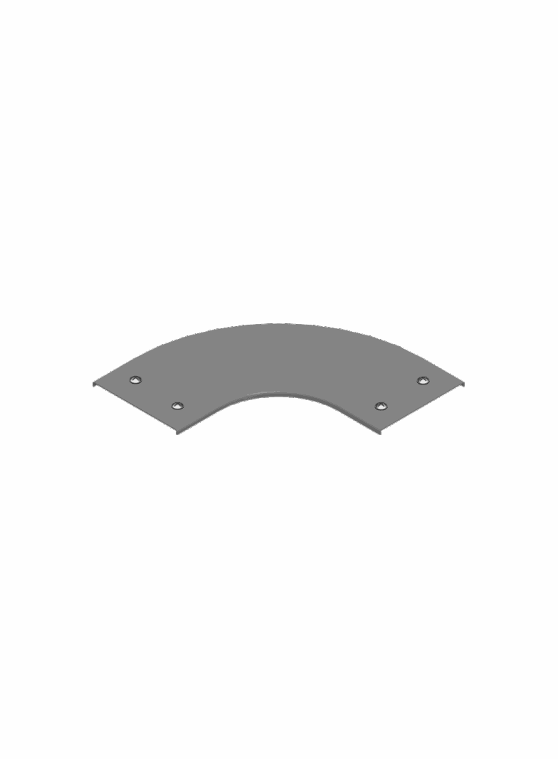 PZKKZC100 Pokrywa kolanka 90° z zamk. 2,0 mm