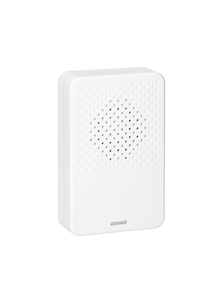 Dzwonek elektroniczny jednotonowy LARK MAXI AC 230V śnieżno biały OR-DP-MR-161/PW ORNO