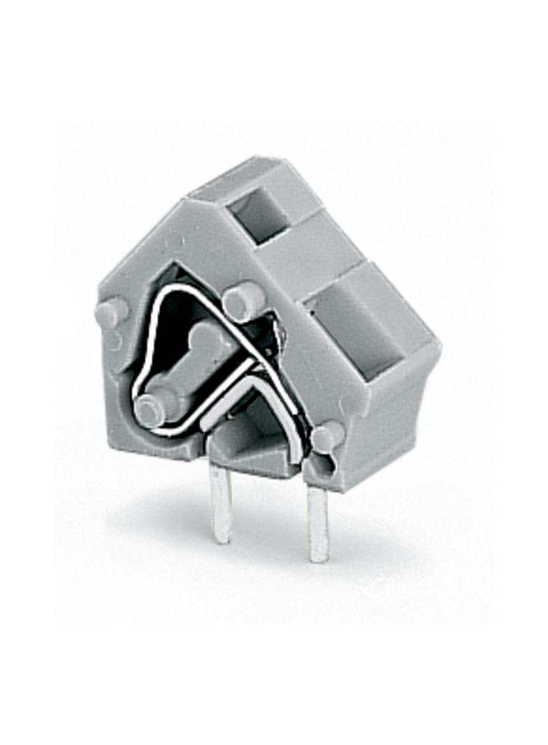 złączka do płytek drukowanych jasnoszara raster 7,5/7,62 mm