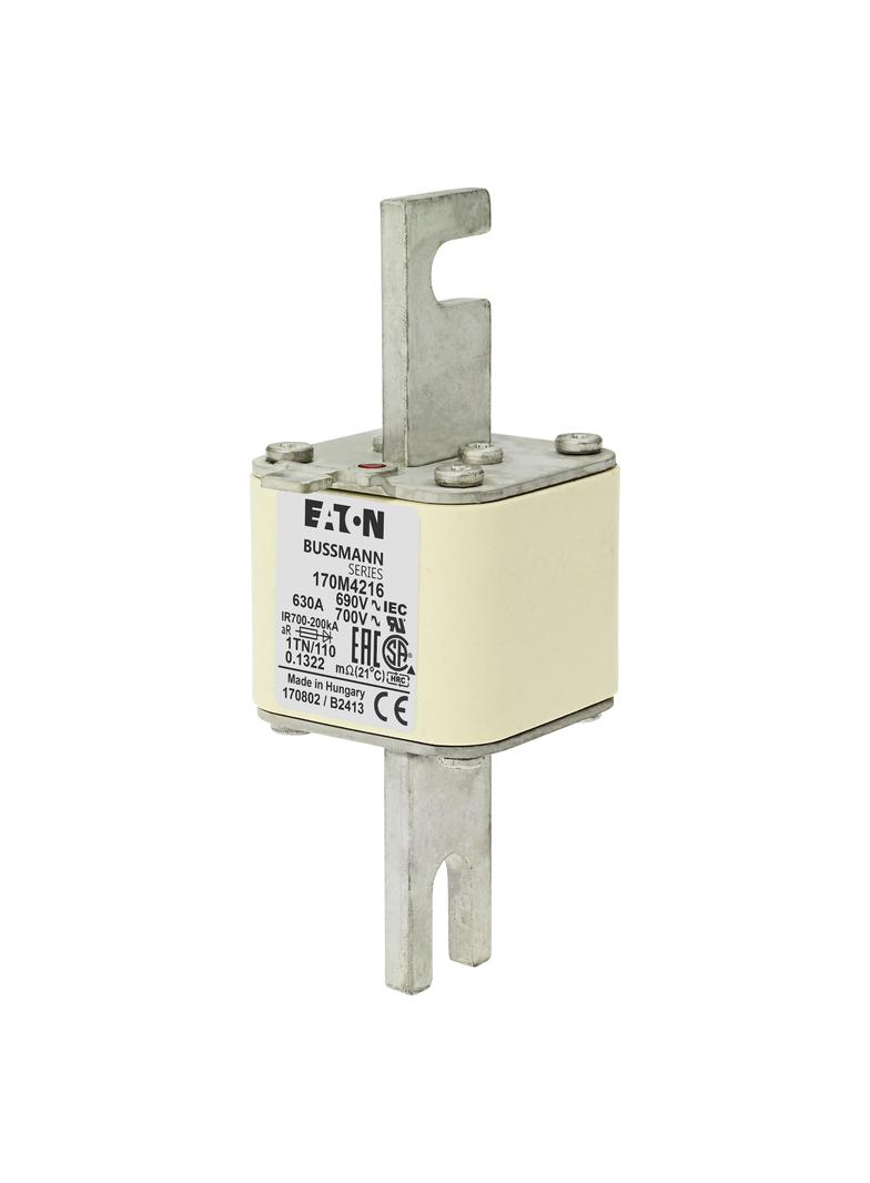 630A 690V 1TN/110 aR INDICATOR FUSE Wkładka szybka 630A AC 690V DIN 1 53x66x138 mm aR DI 170M4216 EA