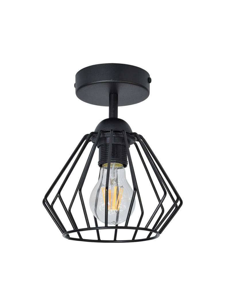 Waya 1P E27 lampa wisząca max. 60W czarna krótka AD-LD-6261BE27M ORNO