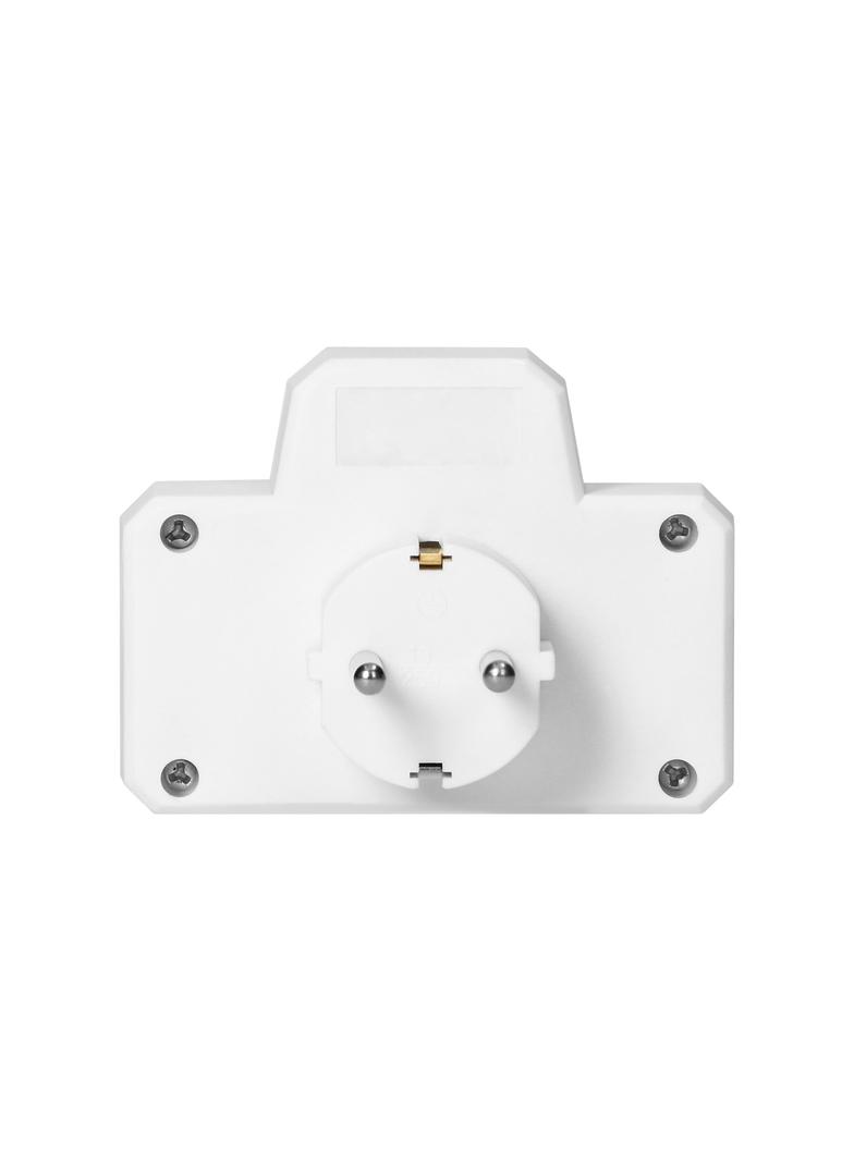 Rozgałęźnik 2x2P+Z (Schuko) z włącznikiem, biały OR-AE-13187(GS) ORNO