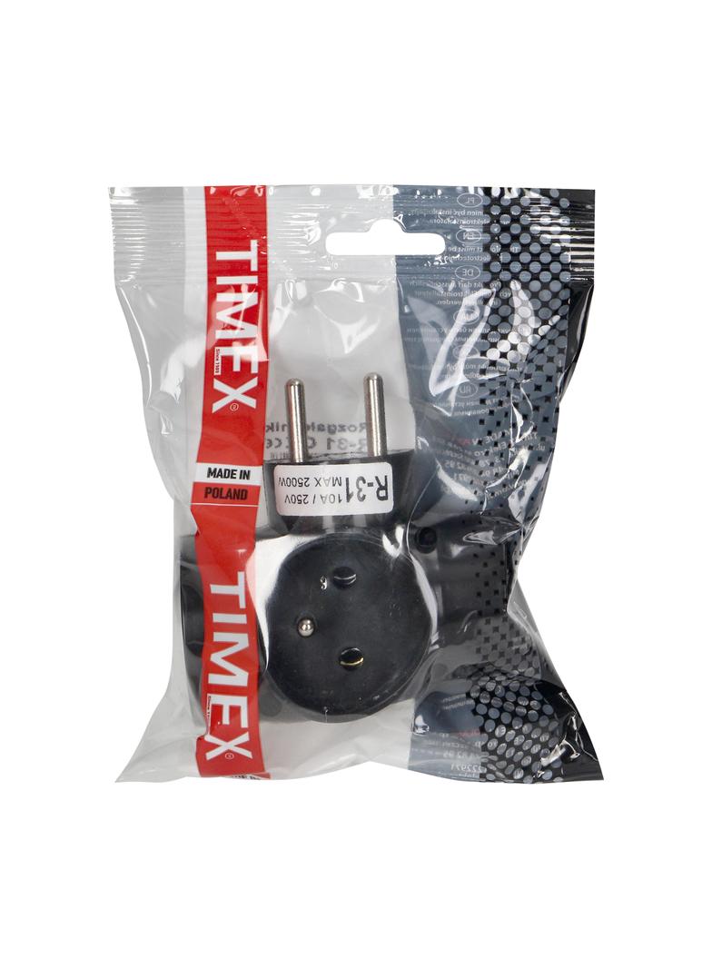 Rozgałęźnik 3x2P z podświetleniem