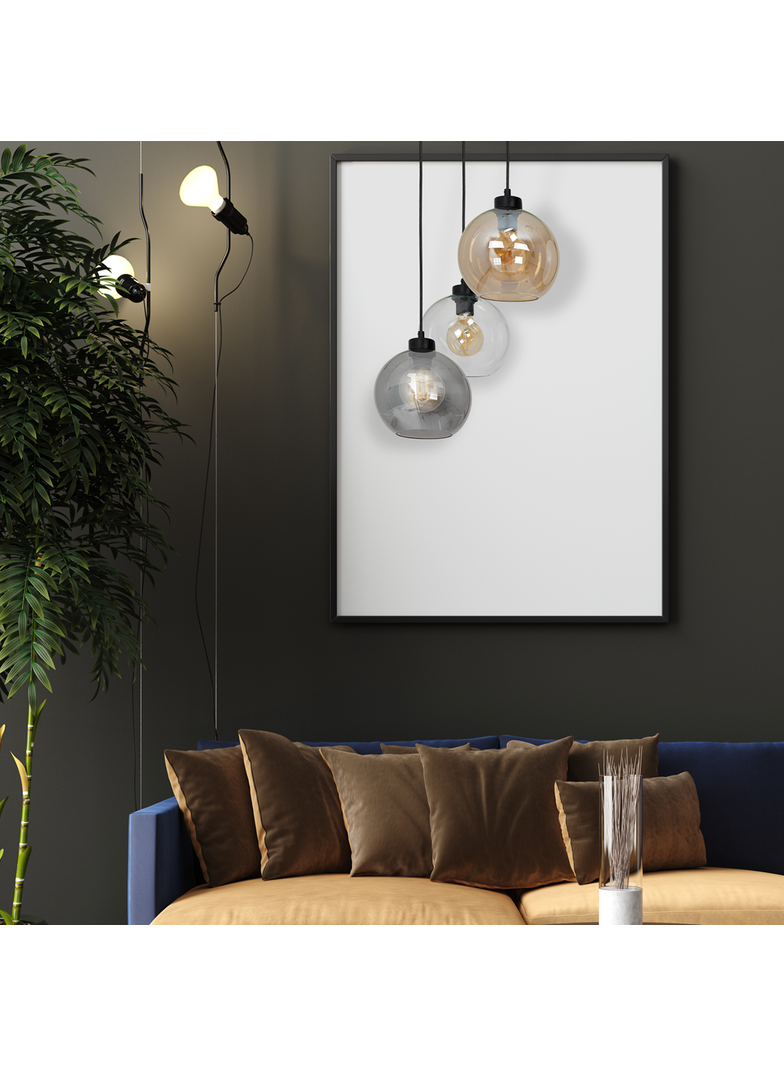 Milagro lampa wisząca Sofia Mix 3xE27 czarny MLP6585