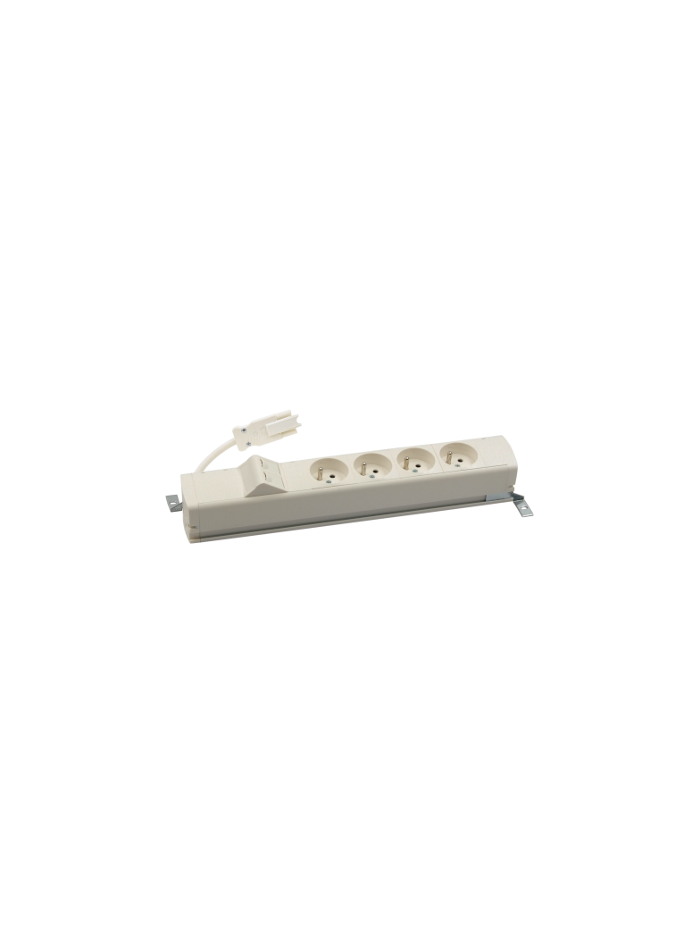 Simon 480 TS48-110E400K0-33 Listwa standardowa 4 gn. typ E i płytka 2xRJ45 keystone złącze w układz 48110E400K00000-33 KONTAKT