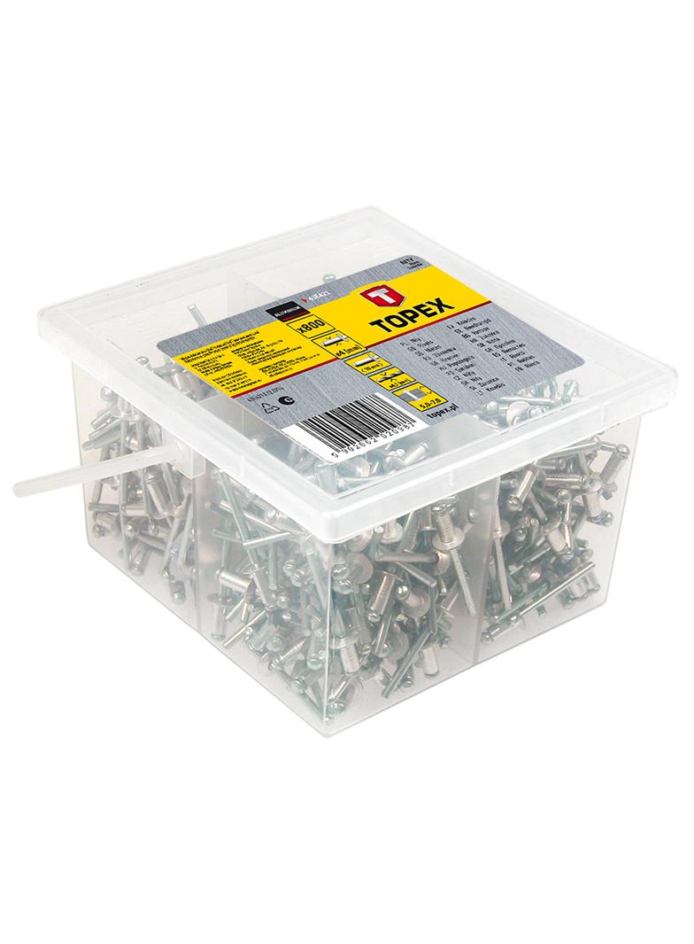 Nity aluminiowe 4.0 x 10 mm, 800 szt.