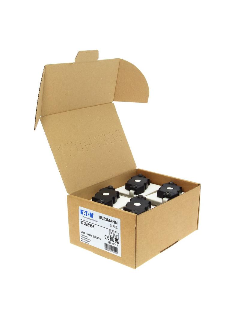 FUSE 550A 1000V 2BKN/75 AR UR Wkładka szybka 550A AC 1000V rozmiar 2 59x77x75 mm aR IEC UL 170M5958