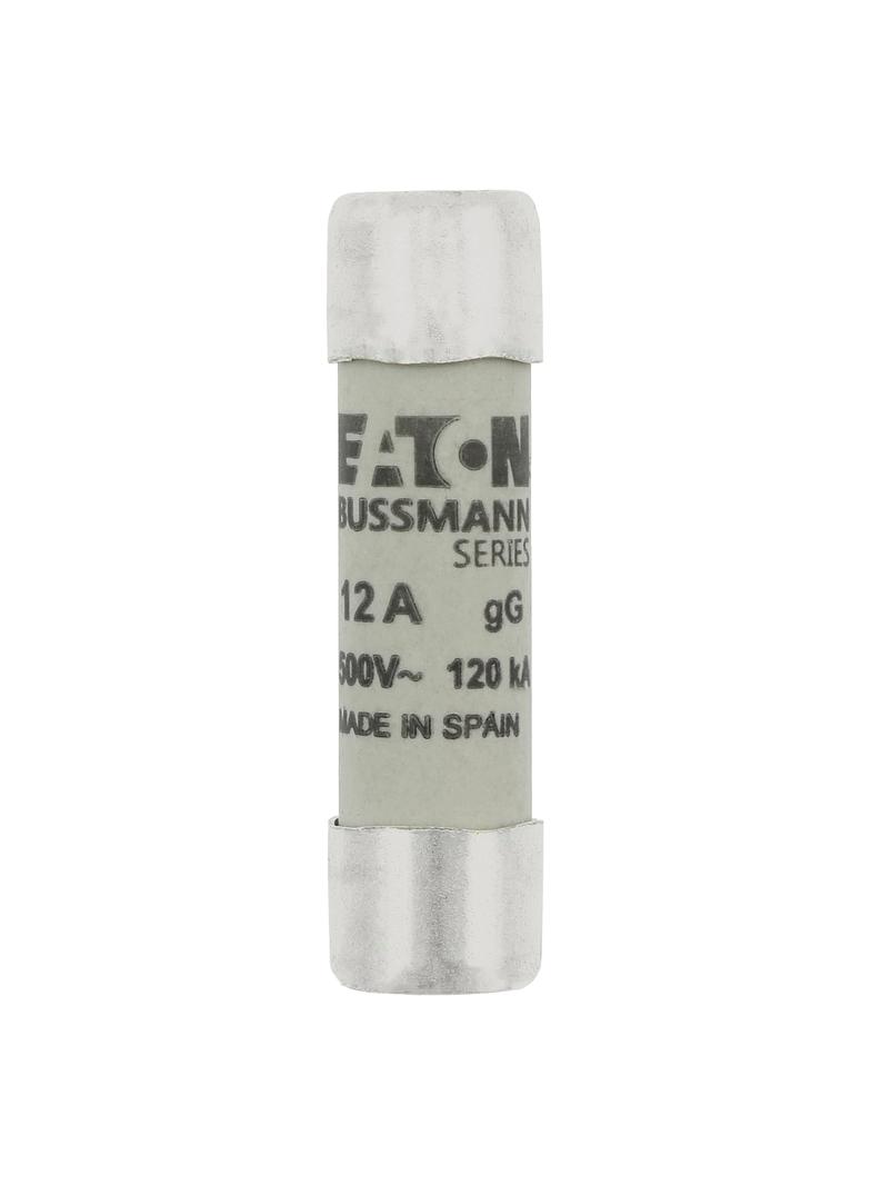 CYLINDRICAL FUSE 10 x 38 12A GG 500V AC Wkładka cylindryczna 10 x 38mm 12A GG 500V AC C10G12 EATON