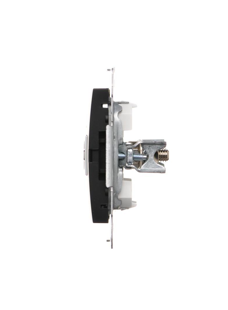 Simon 54 Gniazdo ekwipotencjalne podwójne czarny