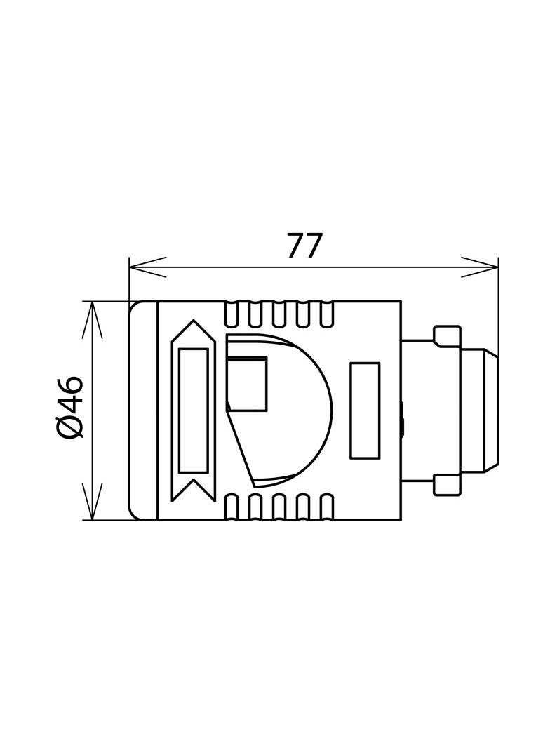 Głowica narzędzia do zdejmowania izolacji z CUI 20 mm