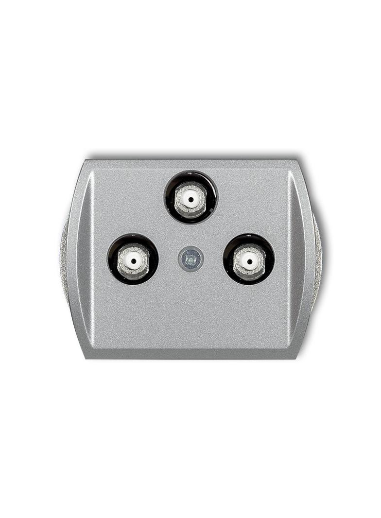 TREND Mechanizm gniazda multimedialnego 3F DATA (Vectra) srebrny metalik