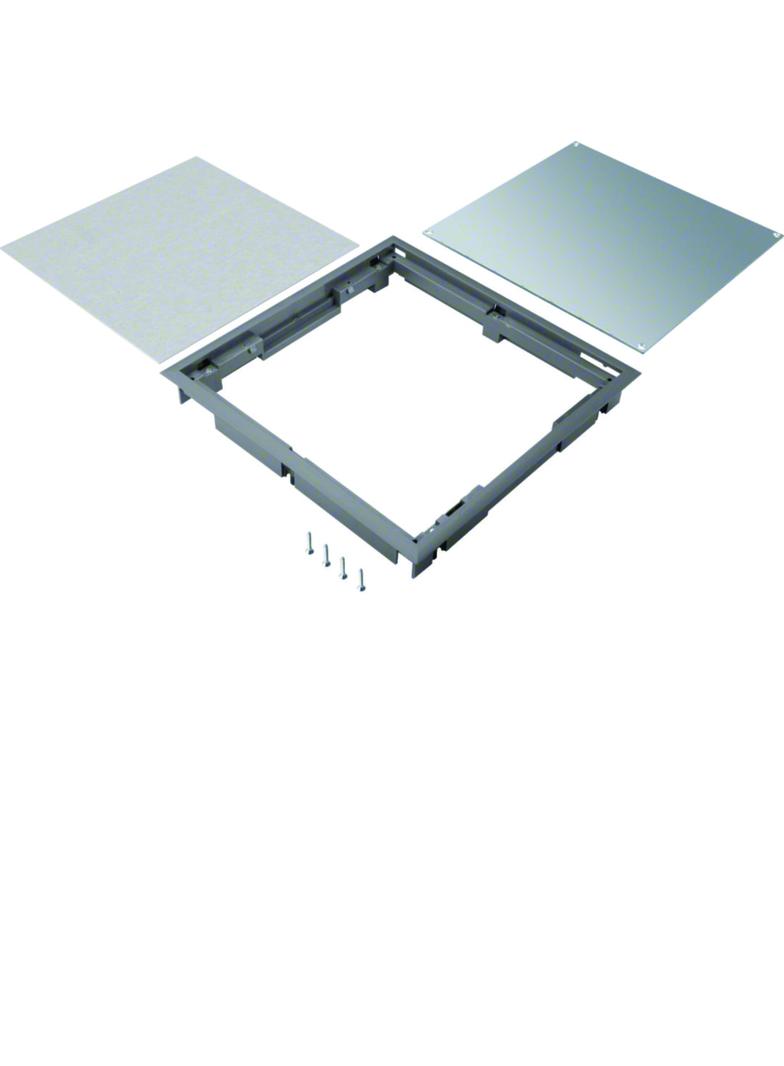 tehalit.VE-EE Pokrywa pełna płytki montaż Q08 294X294 12mm stal szary PA BDQ08127011 HAGER