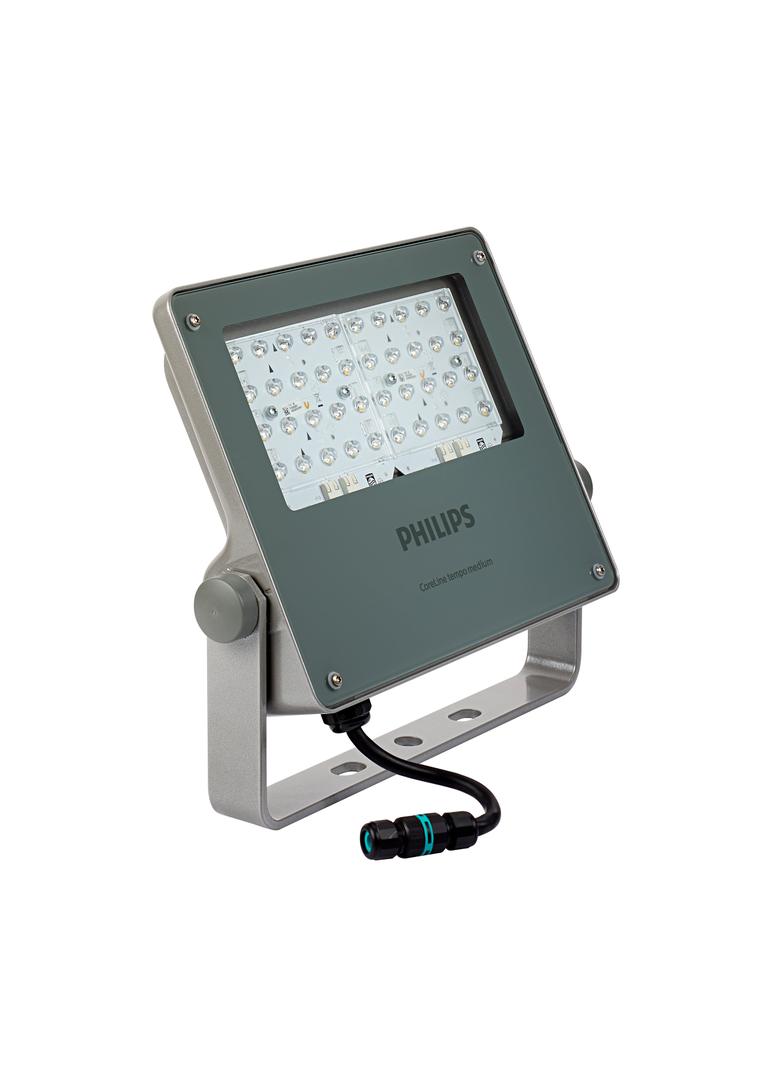 Naświetlacz LED Coreline BVP125 117W 16000lm IP66 4000K barwa neutralna LED160-4S/740 PSU S ALU 5 la 9,123E+11 PHILIPS