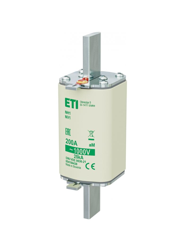 Wkładka topikowa NH silnikowa NH1 85 aM 200A 1000V 004184438 ETI