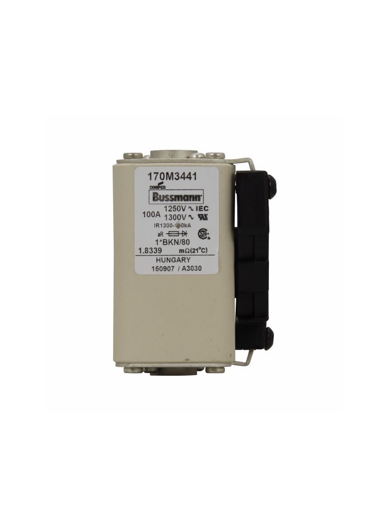 FUSE 100A 1250V 1*BKN/80 AR CU Wkładka szybka 100A AC 1250V rozmiar 1 45x59x81 mm aR 170M3441 EATON