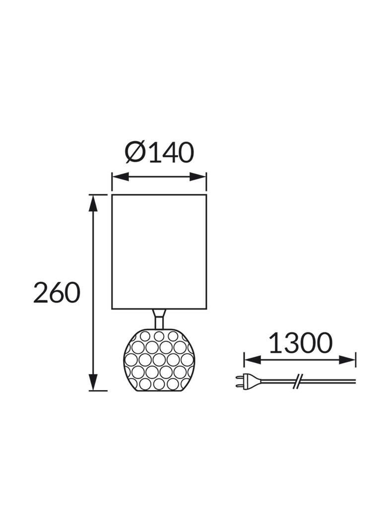Lampka stołowa DRAGONA E14 BLACK