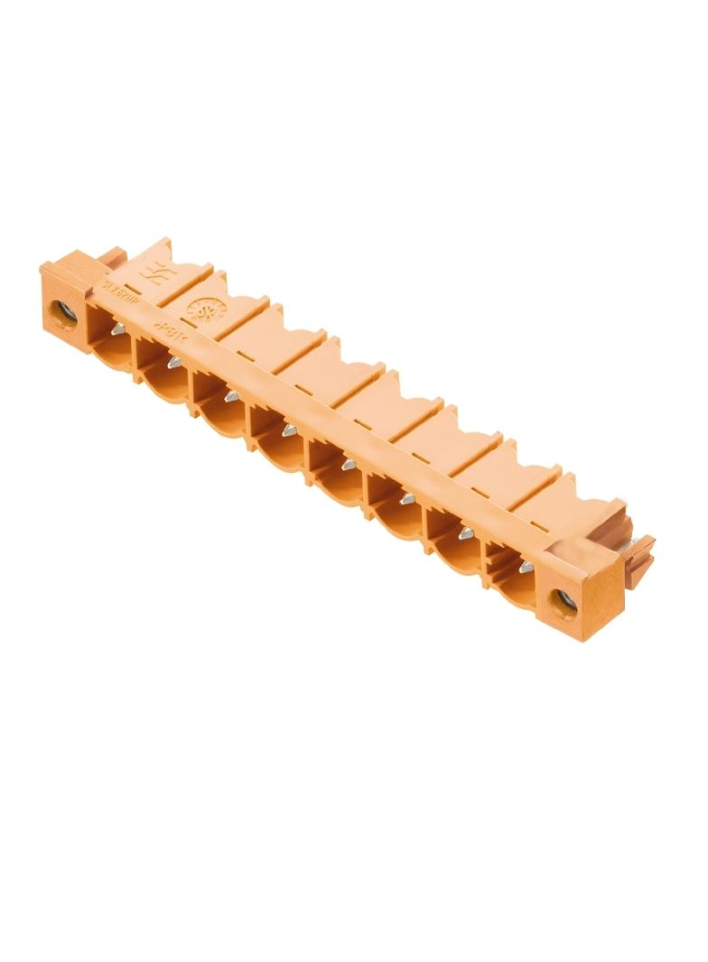 SL 7.62HP/08/90LF 3.2 SN OR BX Wtyki PCB (złącza płyty), 7.62 mm, Liczba biegunów: 8, kąt odejścia: 90° /24szt./ 1096090000 WEIDMÜLLER