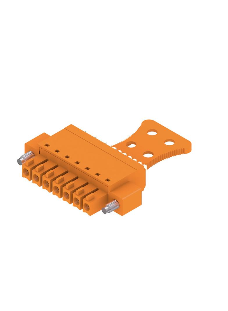 BCF 3.81/07/180FZE SN OR BX Wtyk PCB (złącze wiązki), listwa z gniazdami, 3.81 mm, Liczba biegunów: 7, PUSH IN, złącze sprężynowe /50szt./ 1235990000 WEIDMÜLLER