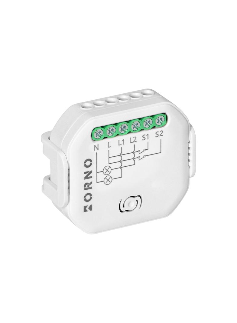 Przekaźnik dopuszkowy 2-kanałowy Tuya Smart Wi-Fi+BLE OR-SH-17101 ORNO