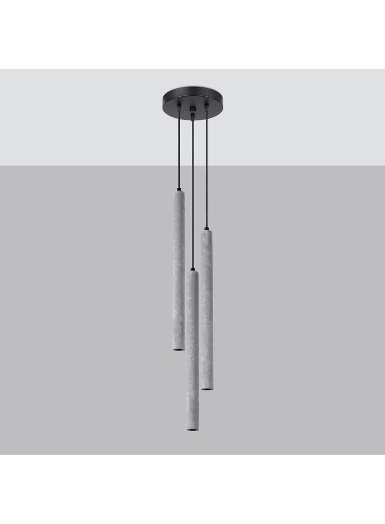 Sollux Lampa wisząca PASTELO 3P beton SL.1273