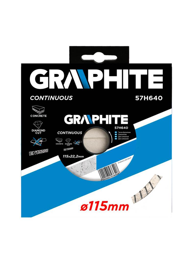 Tarcza diamentowa 115 x 22.2 mm, pełna