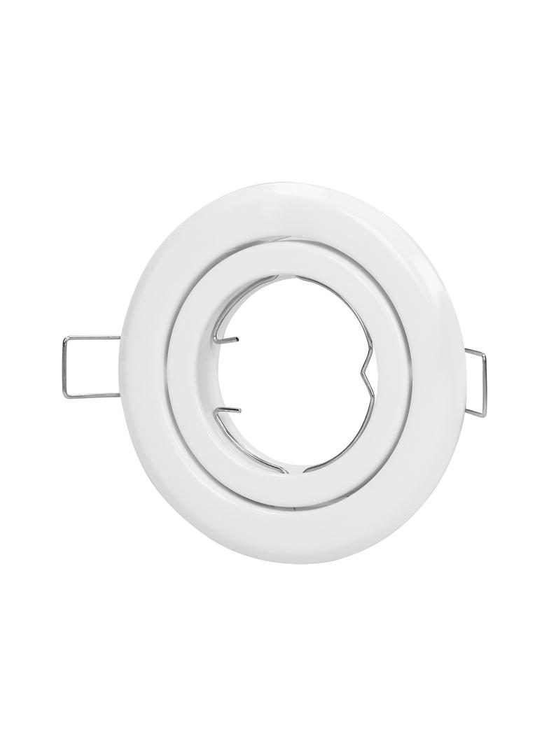 SUTRI RM ramka dekoracyjna oprawy punktowej MR16/GU10 max 50W okrągła regulowana biała AD-OD-6176/W