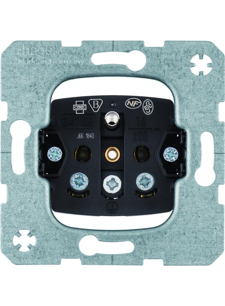 one.platform Gniazdo z uziemieniem (mechanizm) Berker 396380 WDS1700 HAGER