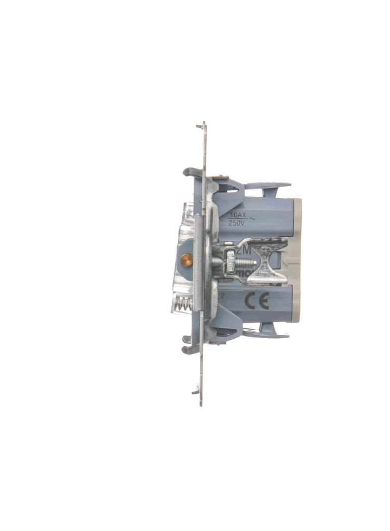 Simon 54 Przycisk podwójny zwierny (mechanizm) 10A szybkozłączka