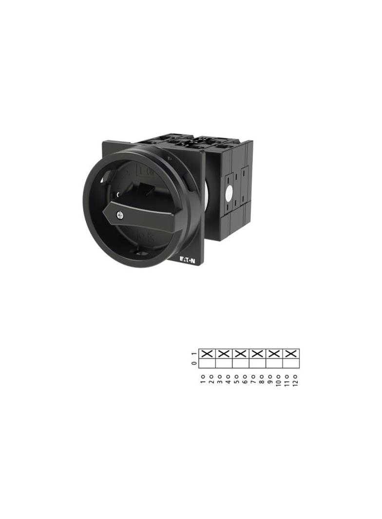 T3-3-8342/EA/SVB-SW Łącznik krzywkowy 32A 13kW 073699 EATON