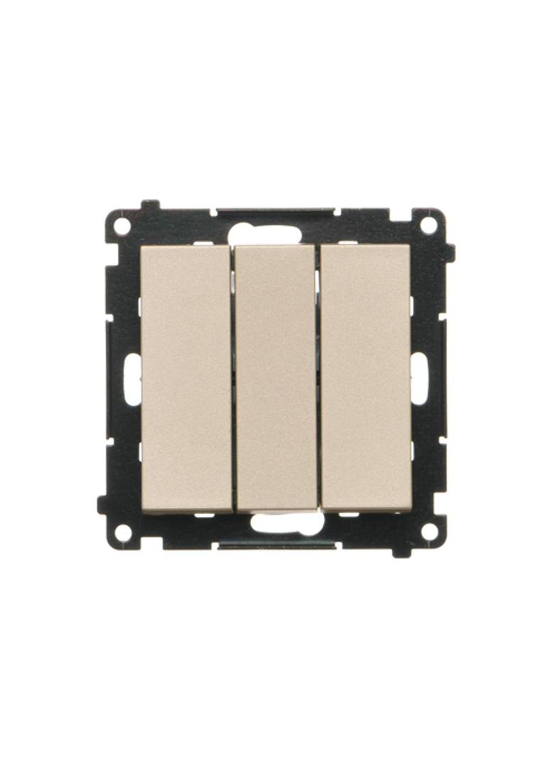 Simon 55 Łącznik potrójny szybkozłączka Szampański mat TW31.01/144 KONTAKT