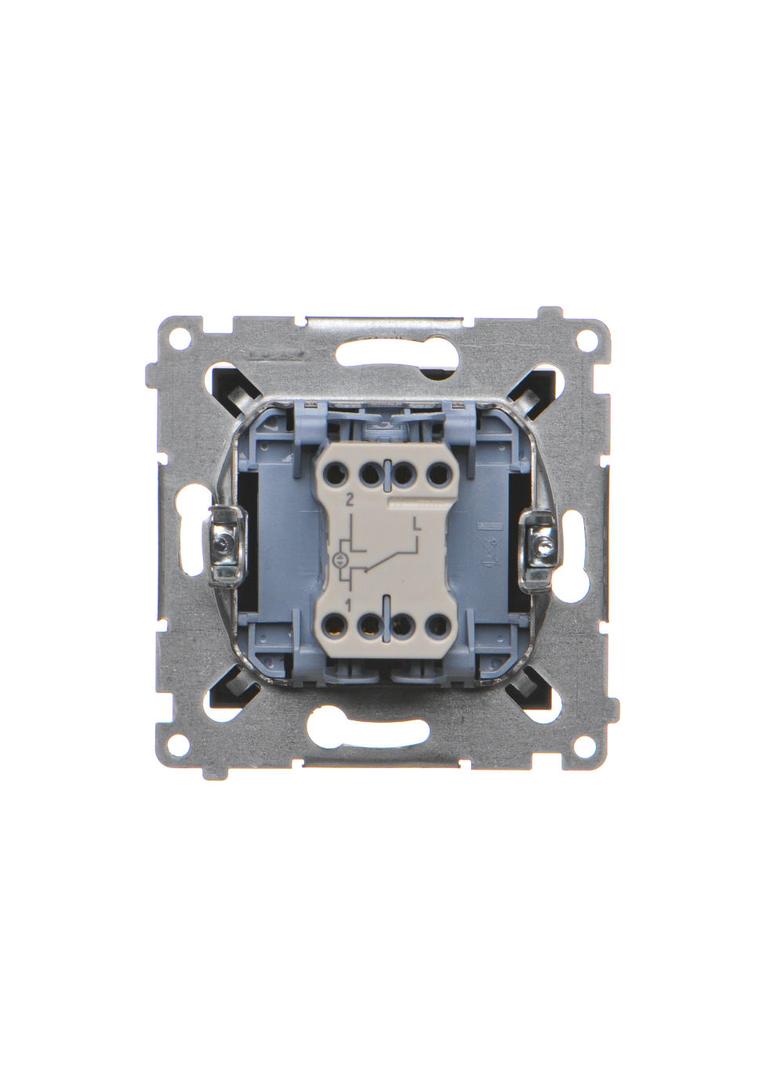 Simon 54 Łącznik schodowy z podświetleniem LED 10A 250V szybkozłączka czarny DW6L.01/49 KONTAKT