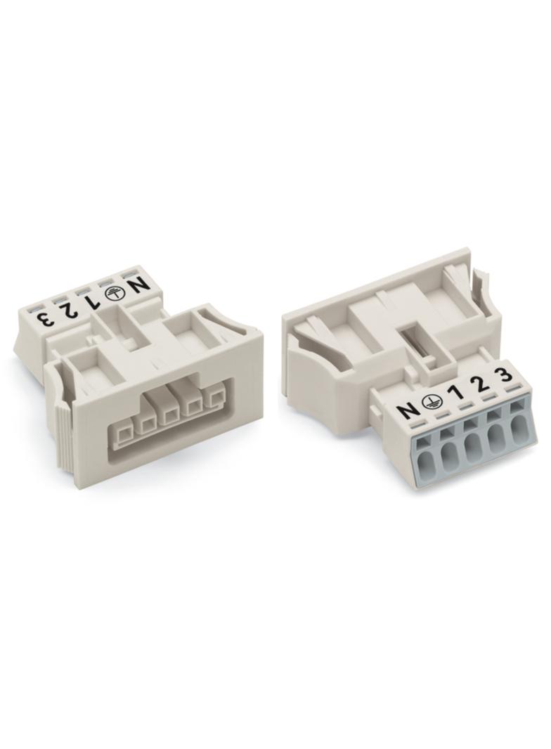 WINSTA gniazdo Snap-In 5-biegunowe białe